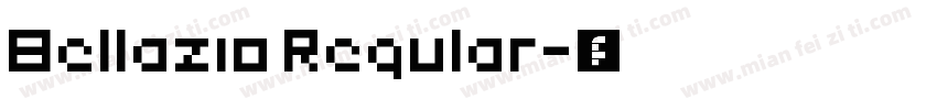 Bellazio Regular字体转换